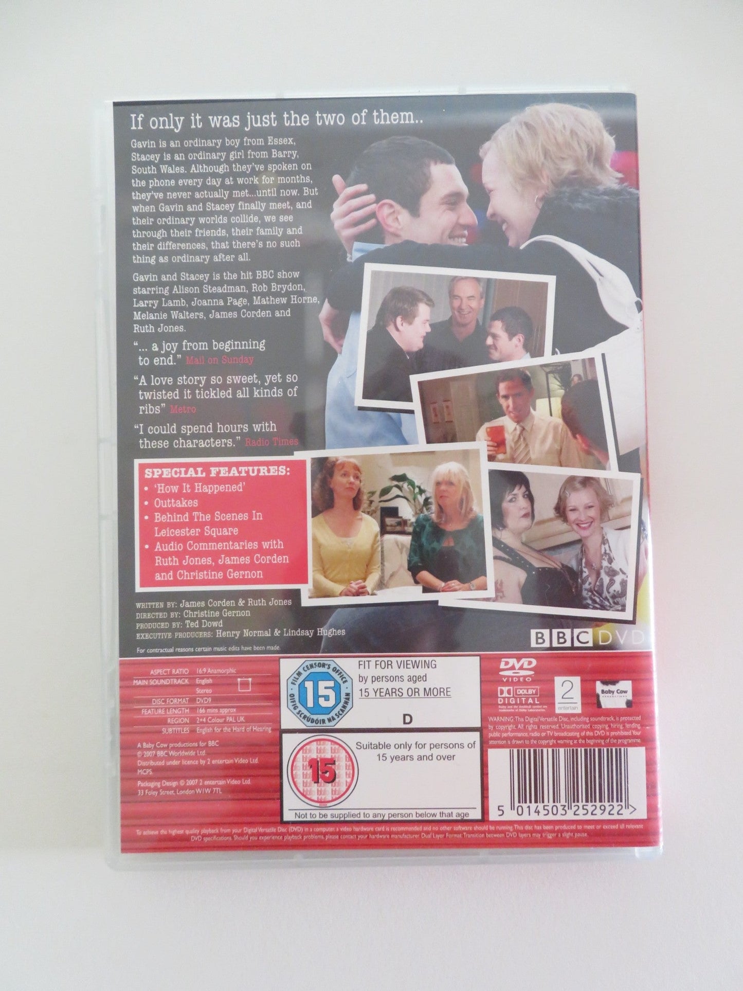 GAVIN AND STACEY - SERIES ONE (DVD) JAMES CORDEN RUTH JONES 2007 REGION 2, 4 - Rendezvous Cinema