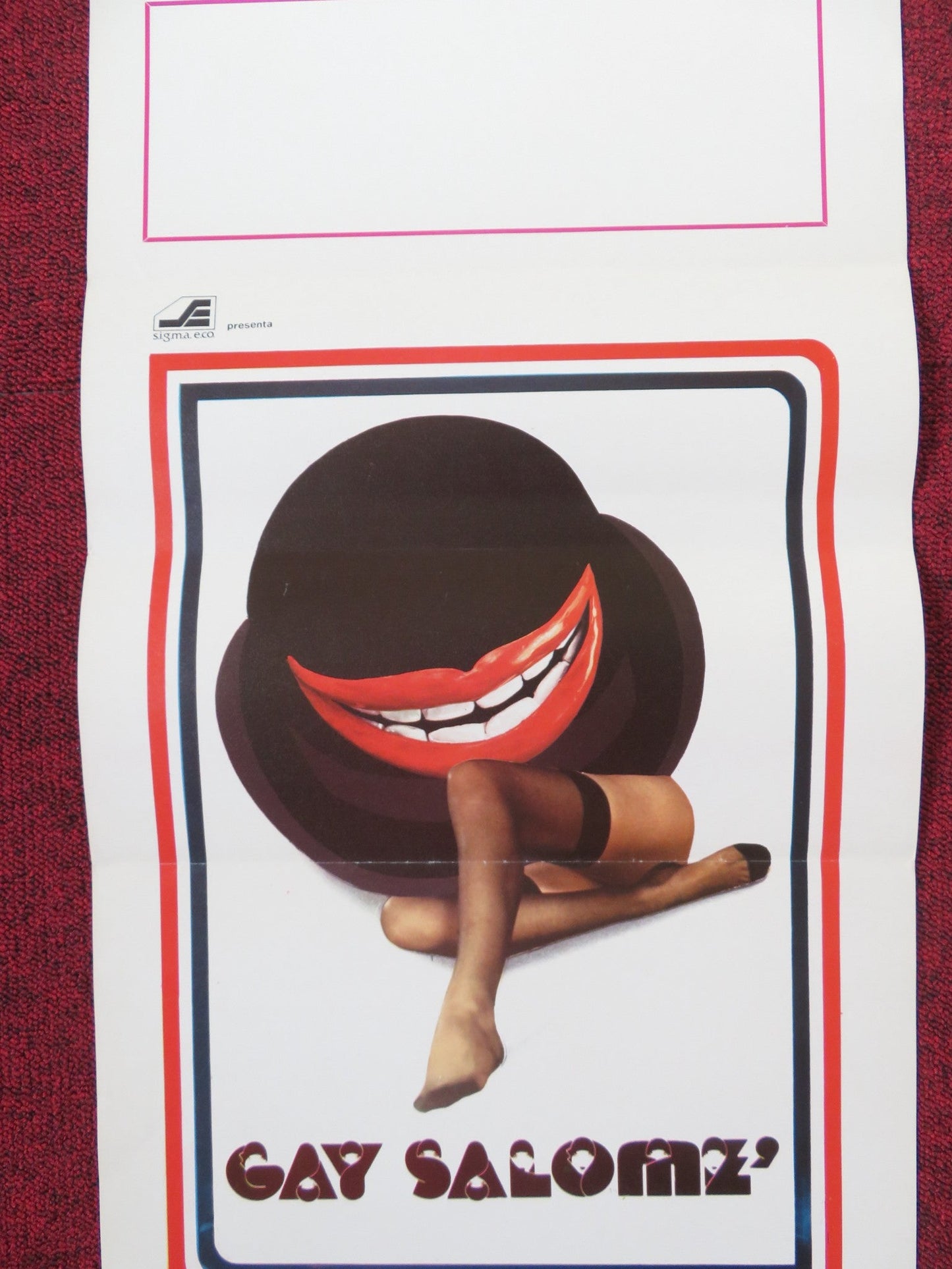 GAY SALOME ITALIAN LOCANDINA POSTER VINICIO DIAMANTI PASQUALE ZACCO 1980 Rendezvous Cinema Movie posters