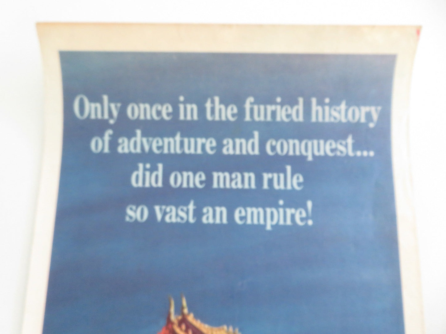 Genghis Khan US Insert Poster Stephen Boyd Omar Sharif 1965 Movie posters