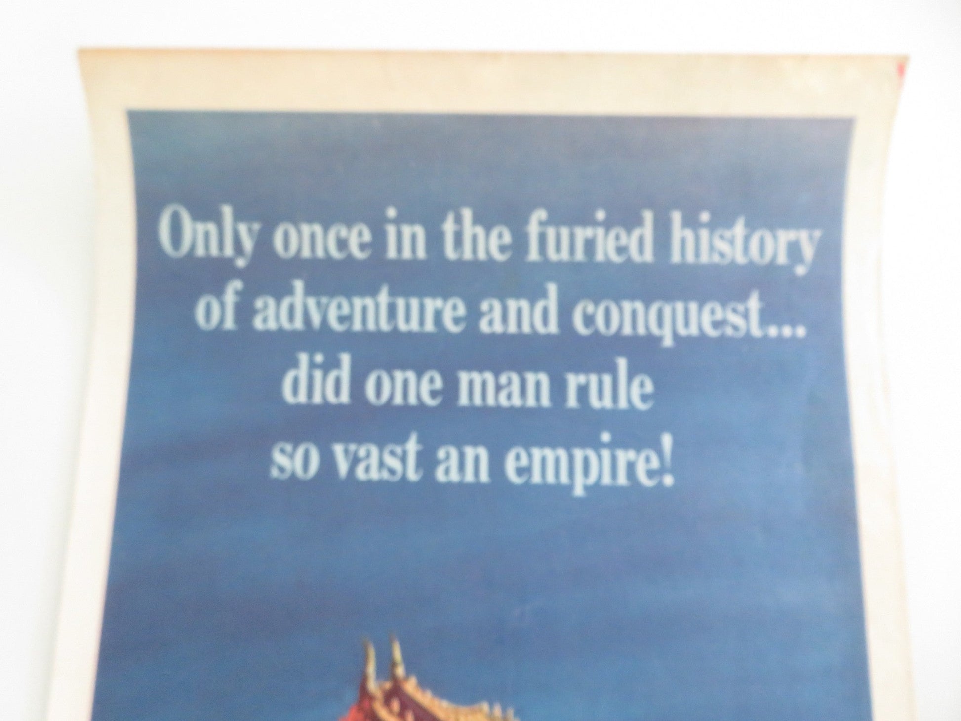 Genghis Khan US Insert Poster Stephen Boyd Omar Sharif 1965 Movie posters