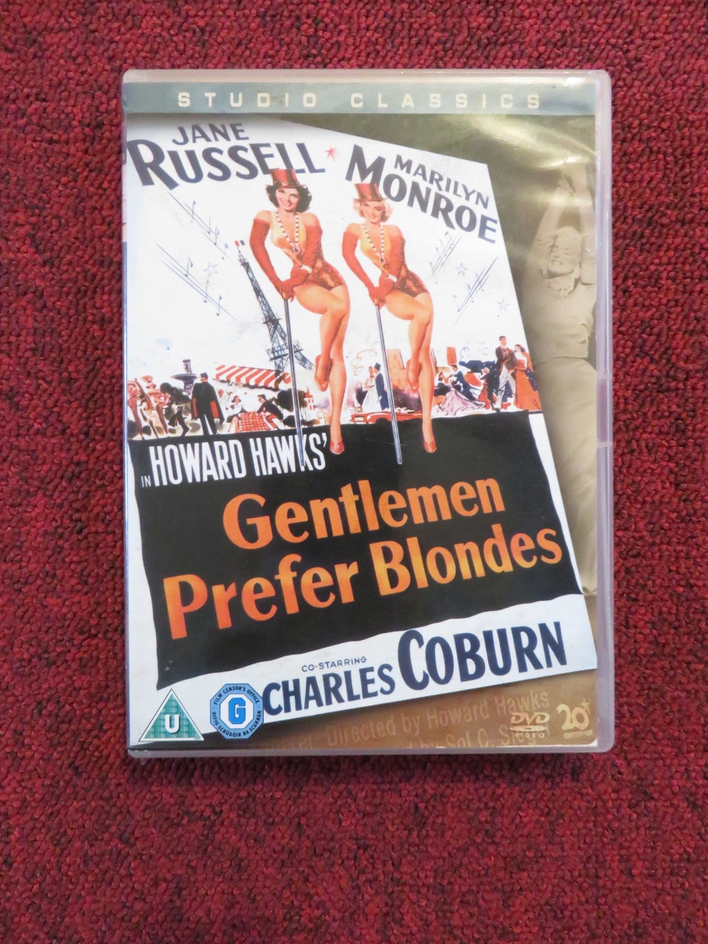 GENTLEMEN PREFER BLONDES (DVD) MARILYN MONROE JANE RUSSELL 1953 REGION 2 Rendezvous Cinema Movie posters