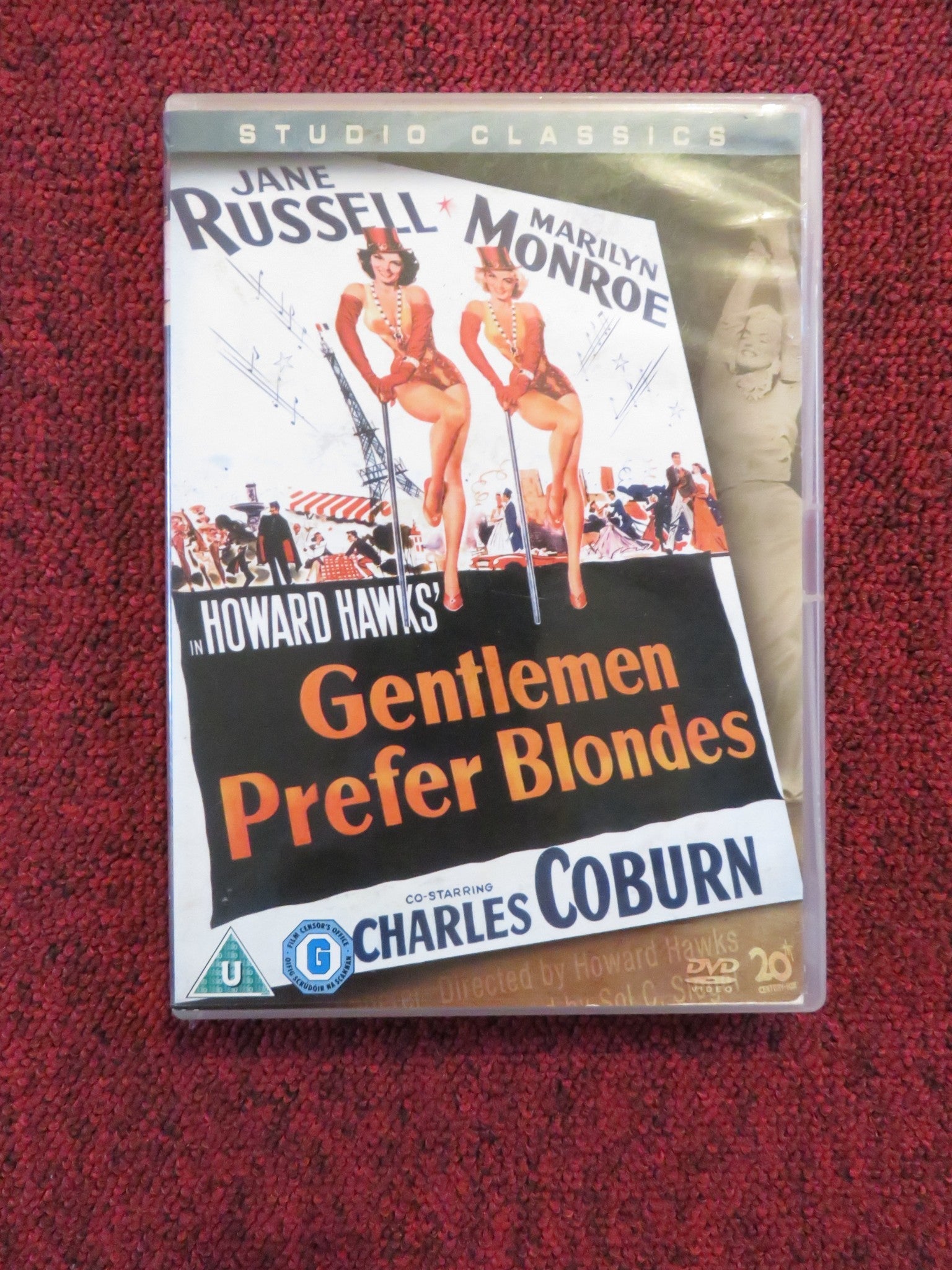GENTLEMEN PREFER BLONDES (DVD) MARILYN MONROE JANE RUSSELL 1953 REGION 2 Rendezvous Cinema Movie posters