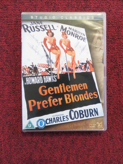 GENTLEMEN PREFER BLONDES (DVD) MARILYN MONROE JANE RUSSELL 1953 REGION 2 Rendezvous Cinema Movie posters