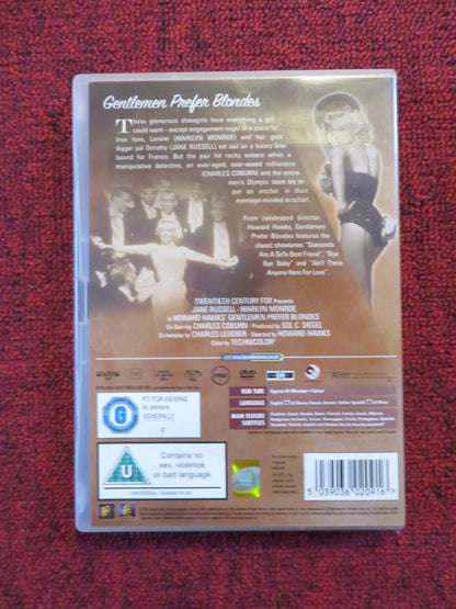 GENTLEMEN PREFER BLONDES (DVD) MARILYN MONROE JANE RUSSELL 1953 REGION 2 Rendezvous Cinema Movie posters