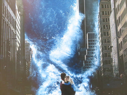 GEOSTORM UK QUAD ROLLED POSTER GERARD BUTLER ED HARRIS 2017 Rendezvous Cinema Movie posters