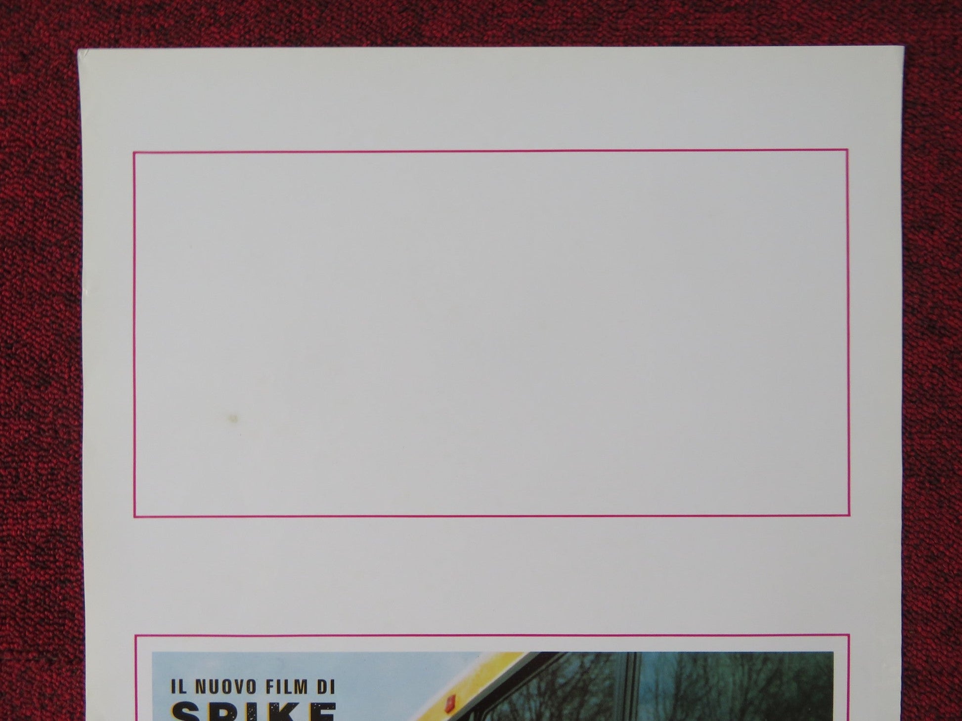 GET ON THE BUS ITALIAN LOCANDINA POSTER SPIKE LEE ANDRE BRAUGHER 1997 Rendezvous Cinema Movie posters