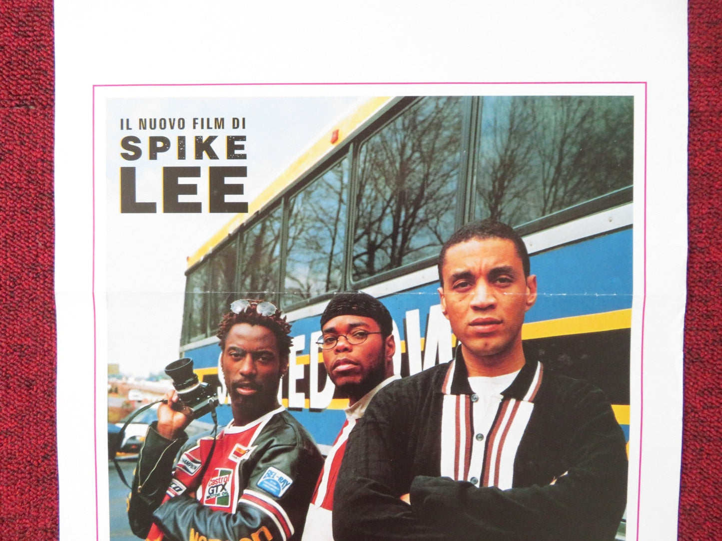 GET ON THE BUS ITALIAN LOCANDINA POSTER SPIKE LEE ANDRE BRAUGHER 1997 Rendezvous Cinema Movie posters