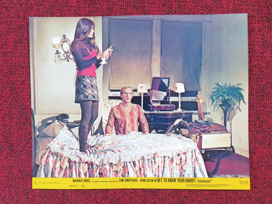 GET TO KNOW YOUR RABBIT - 1 LOBBY CARD TOM SMOTHERS JOHN ASTIN 1972 Rendezvous Cinema Movie posters