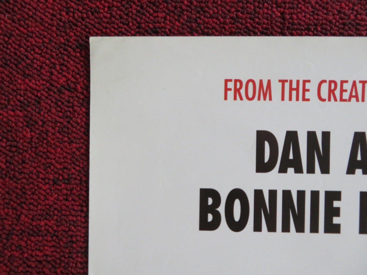 GETTING AWAY WITH MURDER VHS VIDEO POSTER DAN AYKROYD LILY TOMLIN 1996 Rendezvous Cinema Movie posters