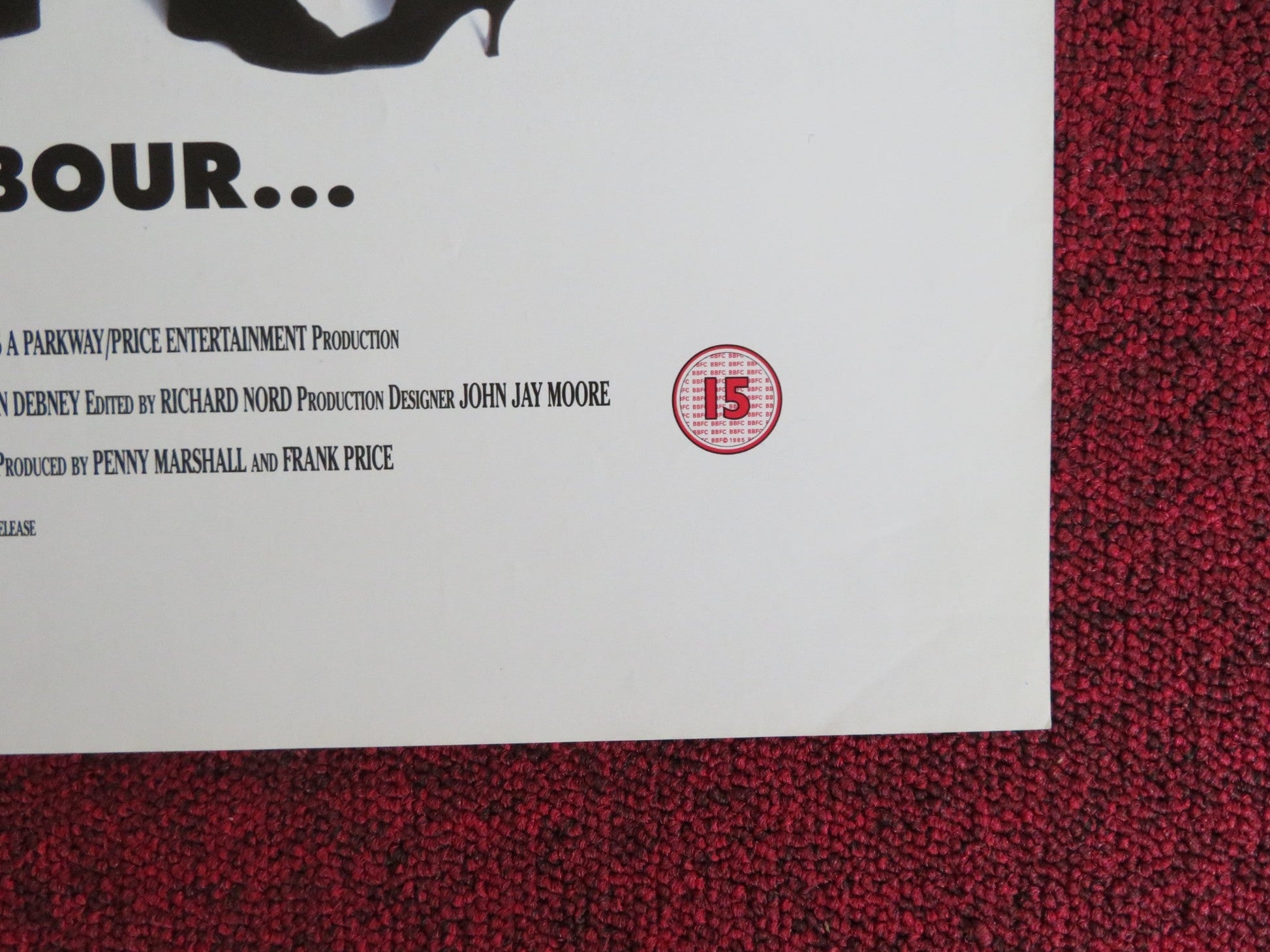 GETTING AWAY WITH MURDER VHS VIDEO POSTER DAN AYKROYD LILY TOMLIN 1996 Rendezvous Cinema Movie posters