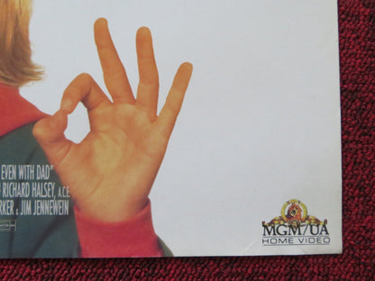 GETTING EVEN WITH DAD VHS VIDEO POSTER MACAULAY CULKIN TED DANSON 1994 Rendezvous Cinema Movie posters