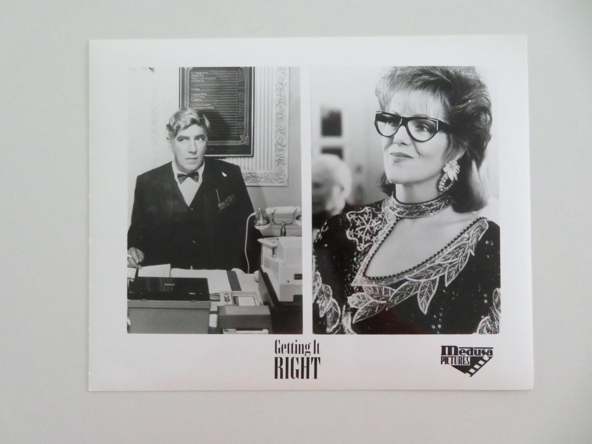 GETTING IT RIGHT MOVIE STILL PHOTO LOT OF 3 JANE HORROCKS PETER COOK 1989 - Rendezvous Cinema