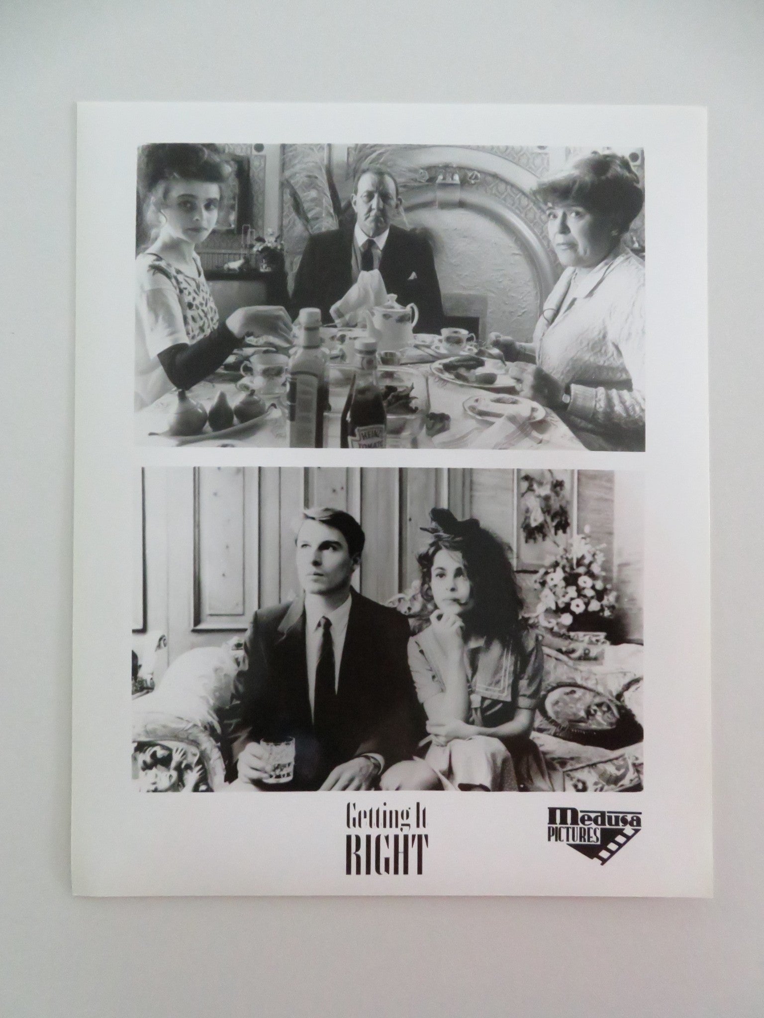 GETTING IT RIGHT MOVIE STILL PHOTO LOT OF 3 JANE HORROCKS PETER COOK 1989 - Rendezvous Cinema