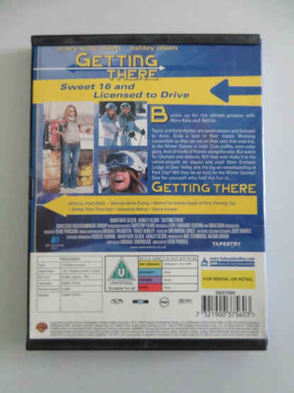 Getting there (DVD) Mary - Kate Olsen Ashley Olsen 2002 Region 2 Movie posters