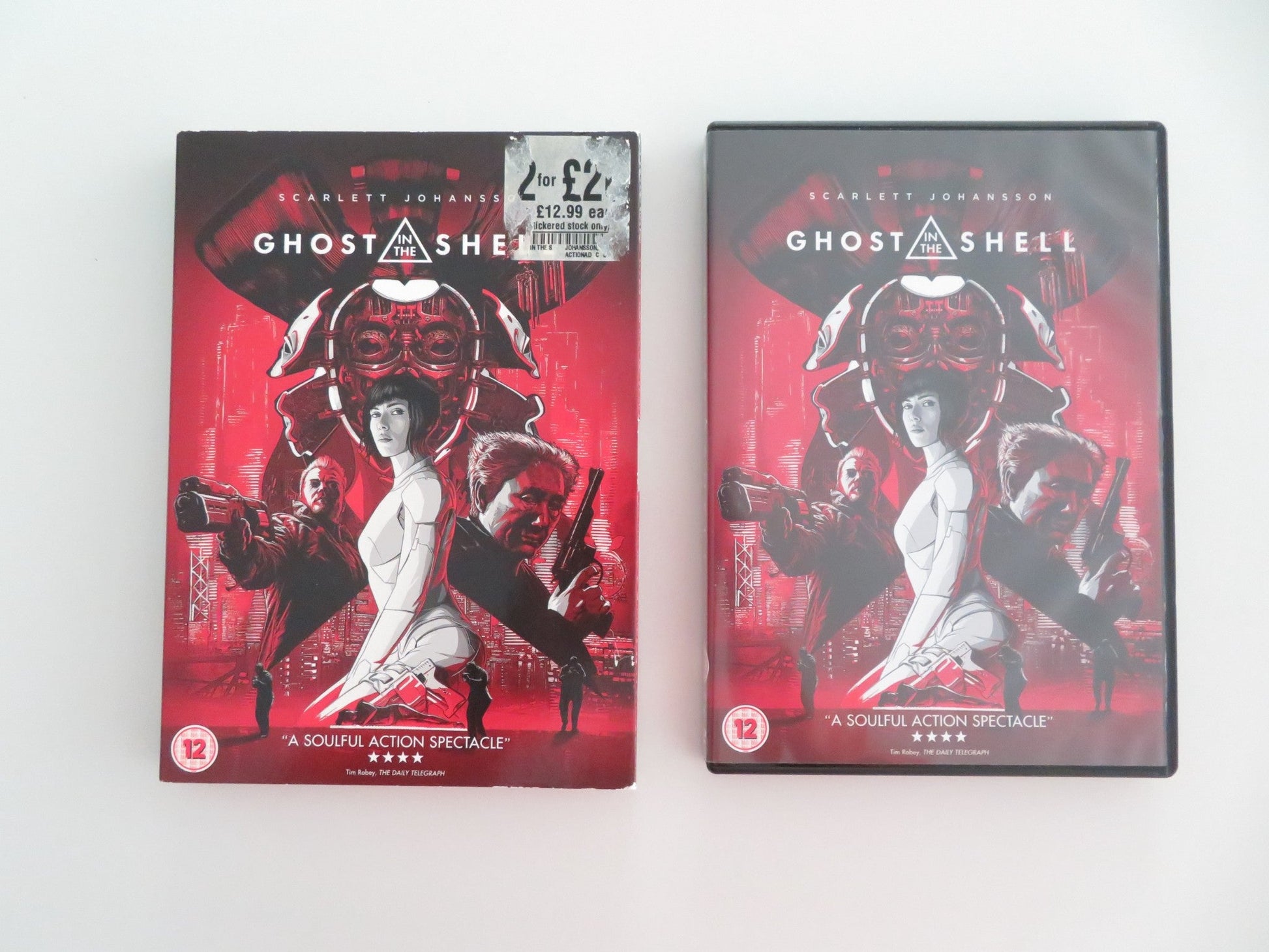 GHOST IN THE SHELL - 2 DISCS (DVD) SCARLETT JOHANSSON PILOU ASBAEK 2017 REGION 2 - Rendezvous Cinema
