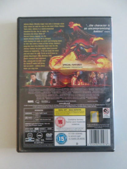 GHOST RIDER - EXTENDED CUT (DVD) NICOLAS CAGE EVA MENDES 2007 REGION 2 Movie posters