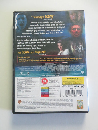 GHOST SHIP - B (DVD) KARL URBAN GABRIEL BYRNE 2002 REGION 2 Movie posters