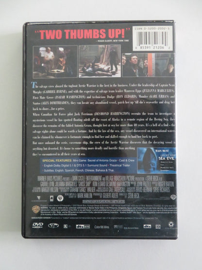 GHOST SHIP (DVD) GABRIEL BYRNE KARL URBAN 2002 REGION 1 Movie posters