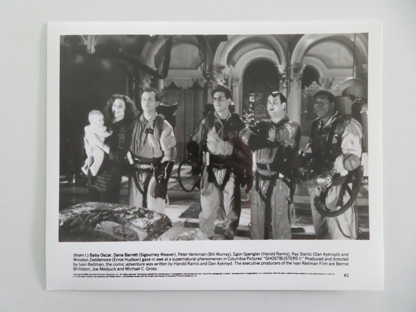 GHOSTBUSTERS II MOVIE STILL PHOTO LOT OF 11 BILL MURRAY DAN AYKROYD RAMIS 1989 Movie posters