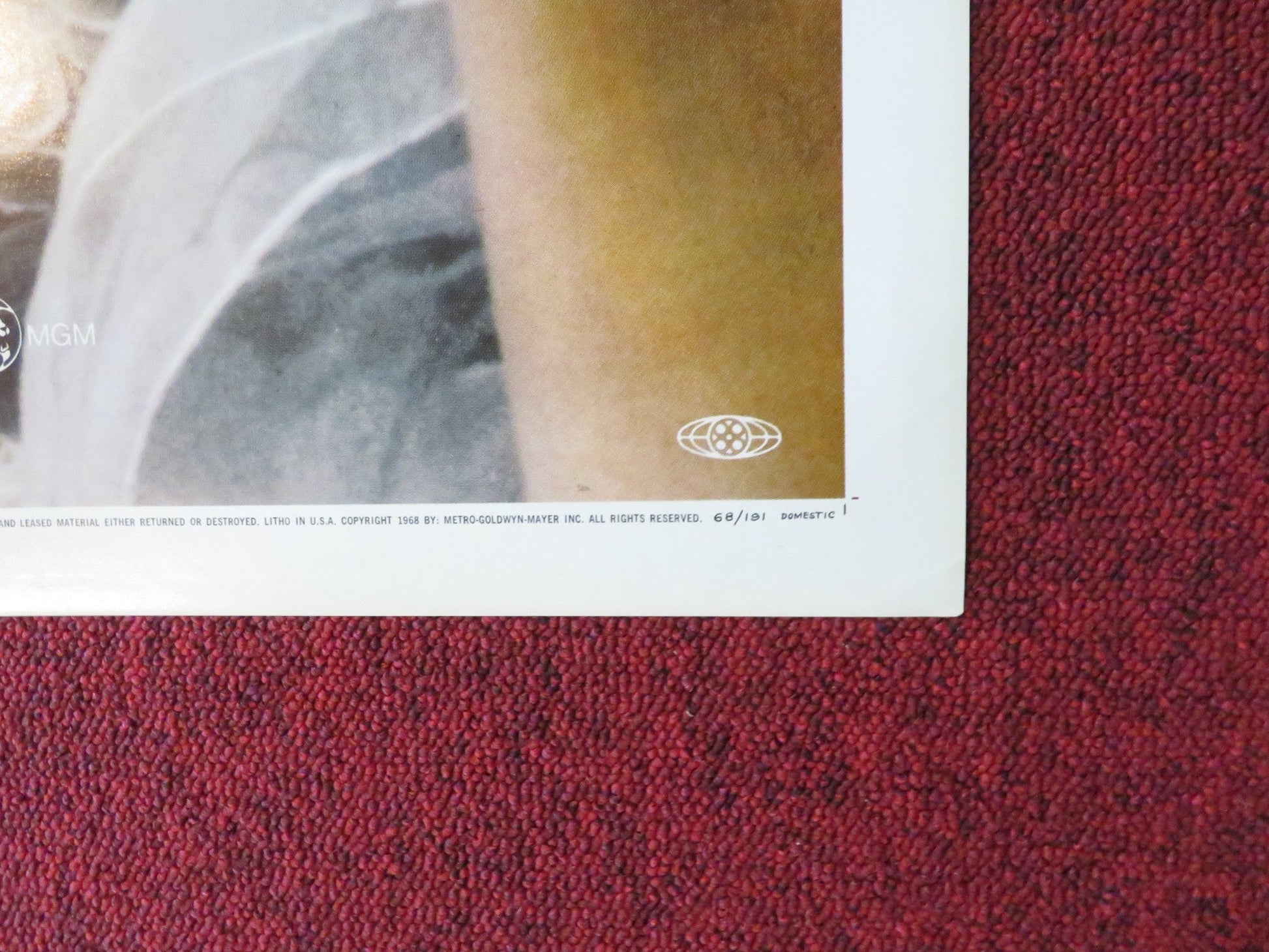 GHOSTS, ITALIAN STYLE FOLDED US ONE SHEET POSTER SOPHIA LOREN V. GASSMAN 1968 Rendezvous Cinema Movie posters