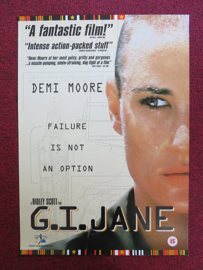 G.I. JANE VHS VIDEO POSTER DEMI MOORE VIGGO MORTENSEN 1997 Rendezvous Cinema Movie posters