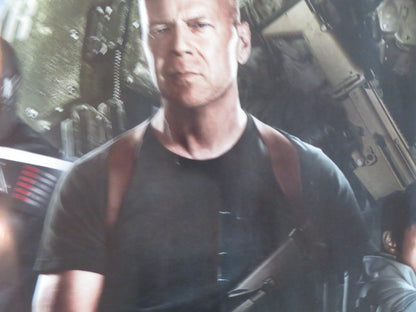 G.I. JOE: RETALIATION UK QUAD ROLLED POSTER DWAYNE JOHNSON BRUCE WILLIS 2013 Movie posters