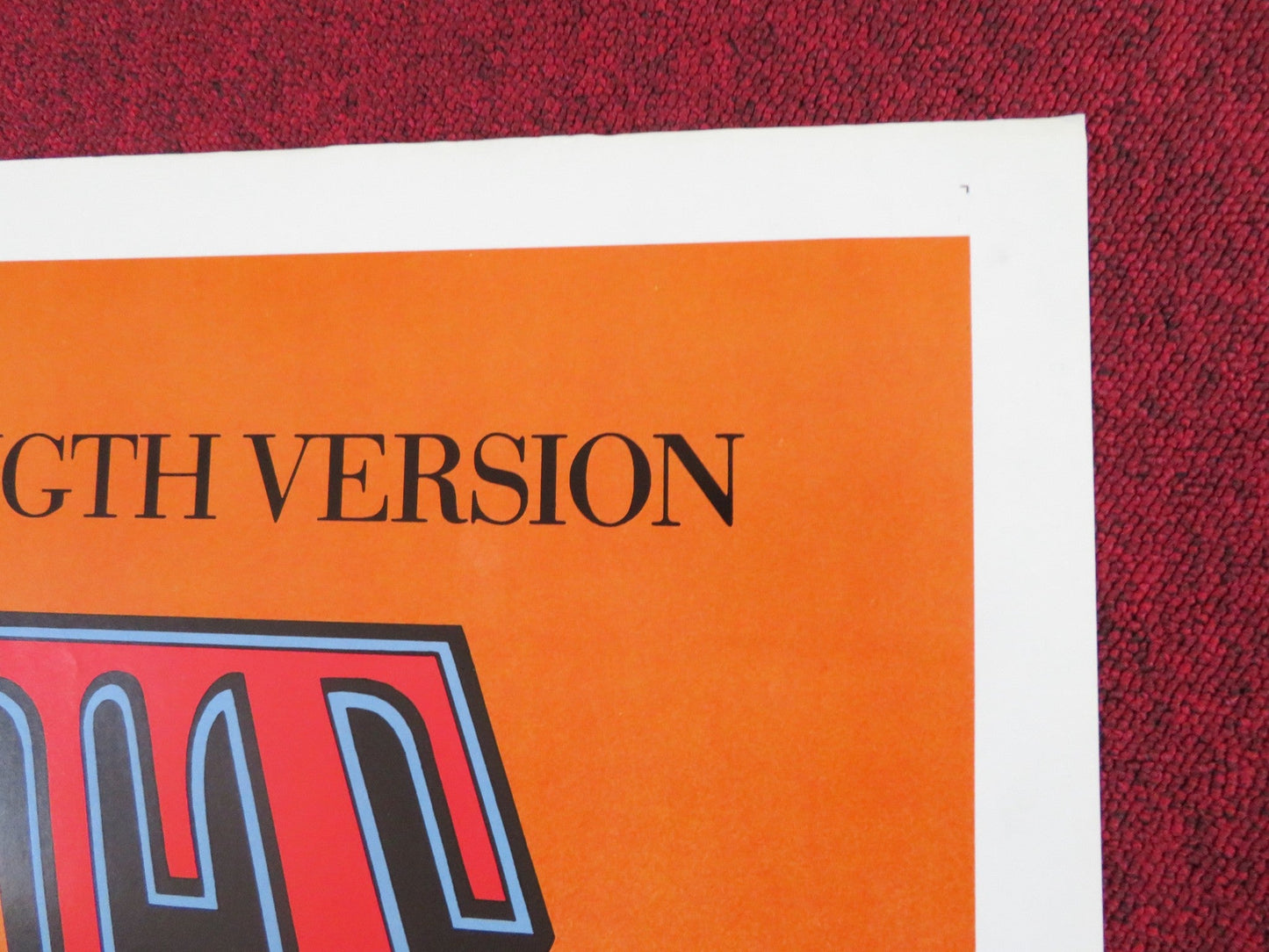 GIANT FOLDED US ONE SHEET POSTER ELIZABETH TAYLOR JAMES DEAN R1982 Rendezvous Cinema Movie posters