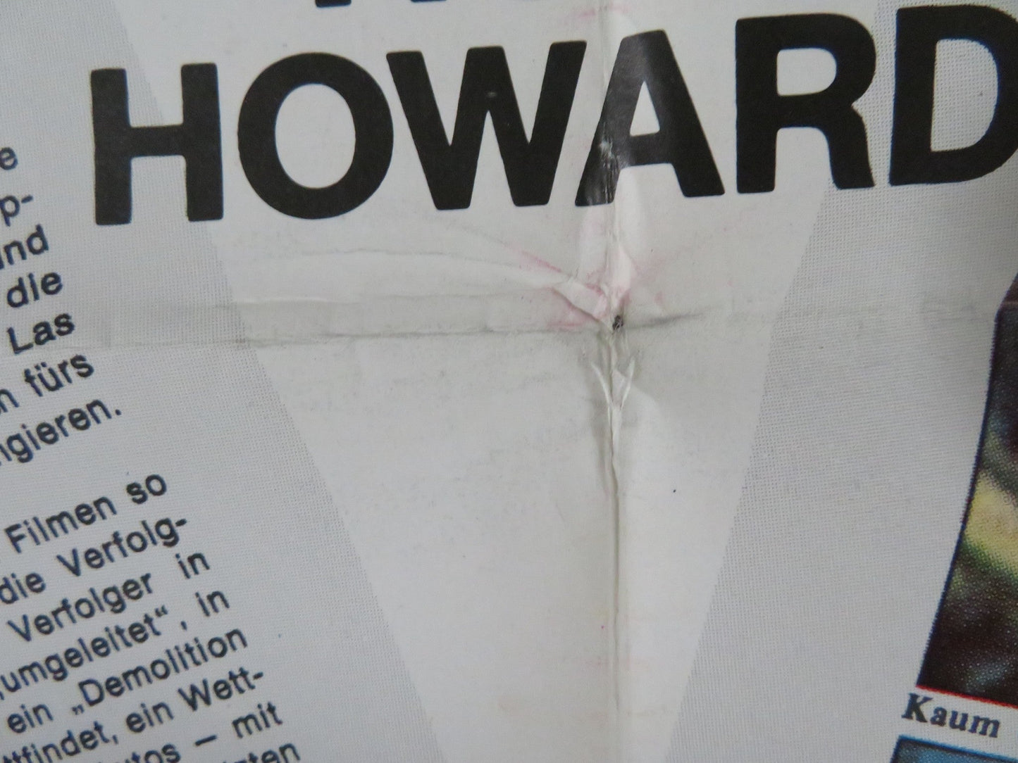 GIB GAS... UND LASST EUCH NICHT ERWISCHEN GERMAN A1 POSTER FOLDED R. HOWARD 1978 Rendezvous Cinema Movie posters