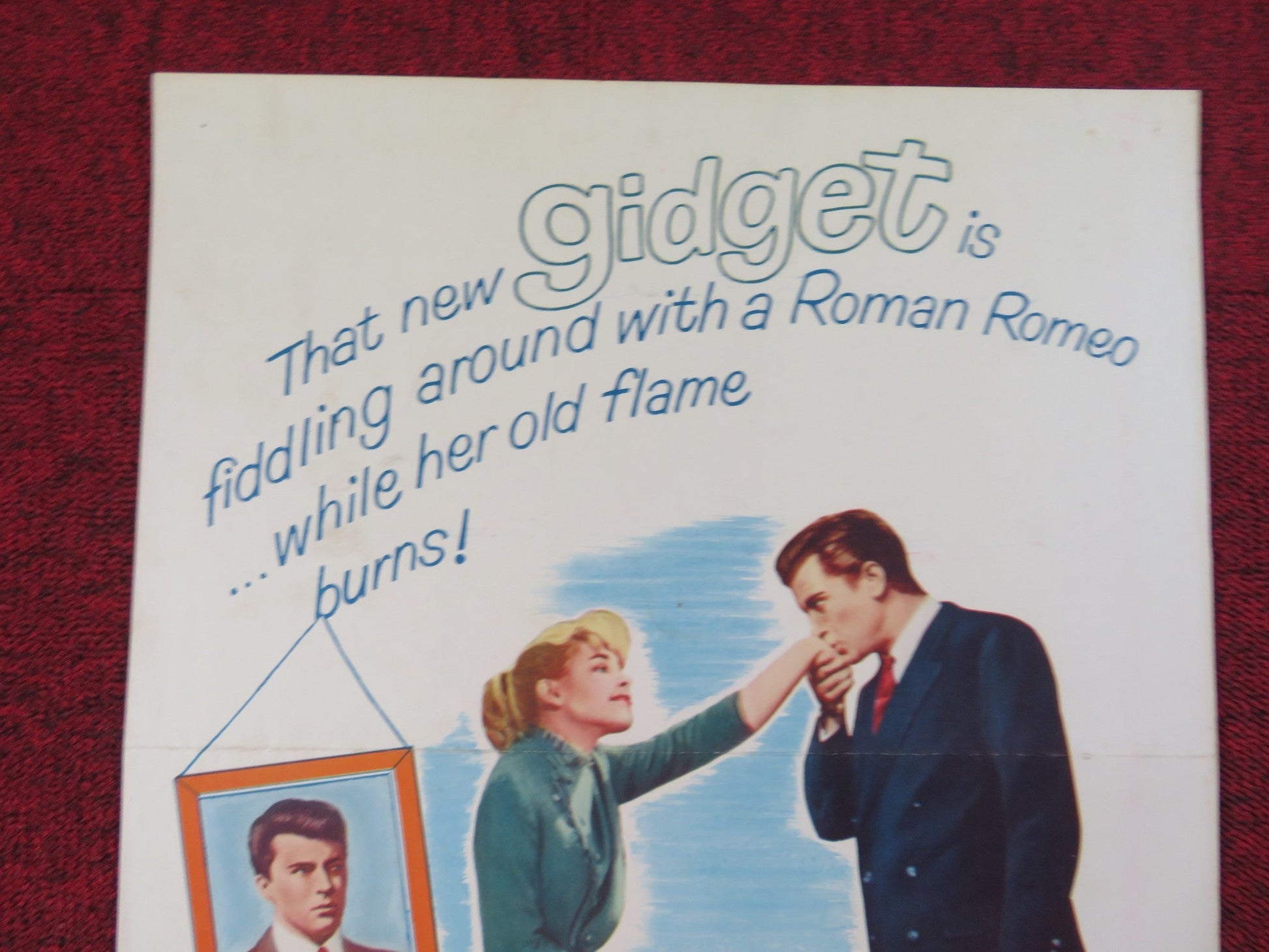 GIDGET GOES TO ROME US INSERT POSTER JAMES DARREN JESSIE ROYCE LANDS 1963 Rendezvous Cinema Movie posters