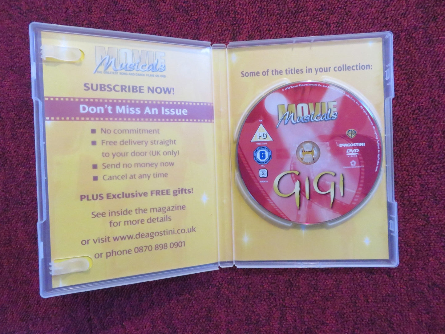 GIGI (DVD) LESLIE CARON MAURICE CHEVALIER 1958 REGION 2 Rendezvous Cinema Movie posters