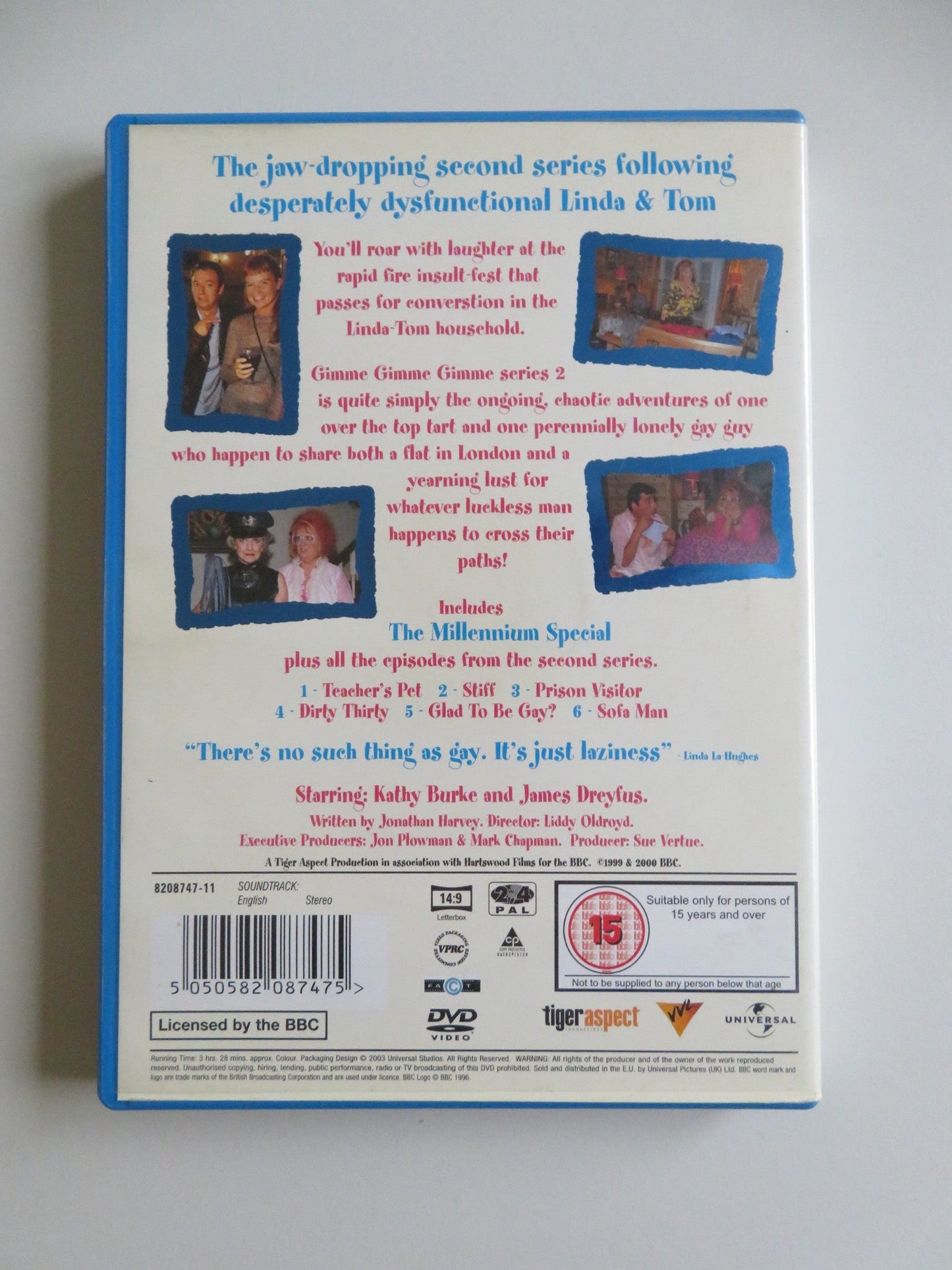 GIMMIE, GIMMIE, GIMMIE - THE COMPLETE SECOND SERIES (DVD) BURKE 2003 REGION 2, 4 Movie posters