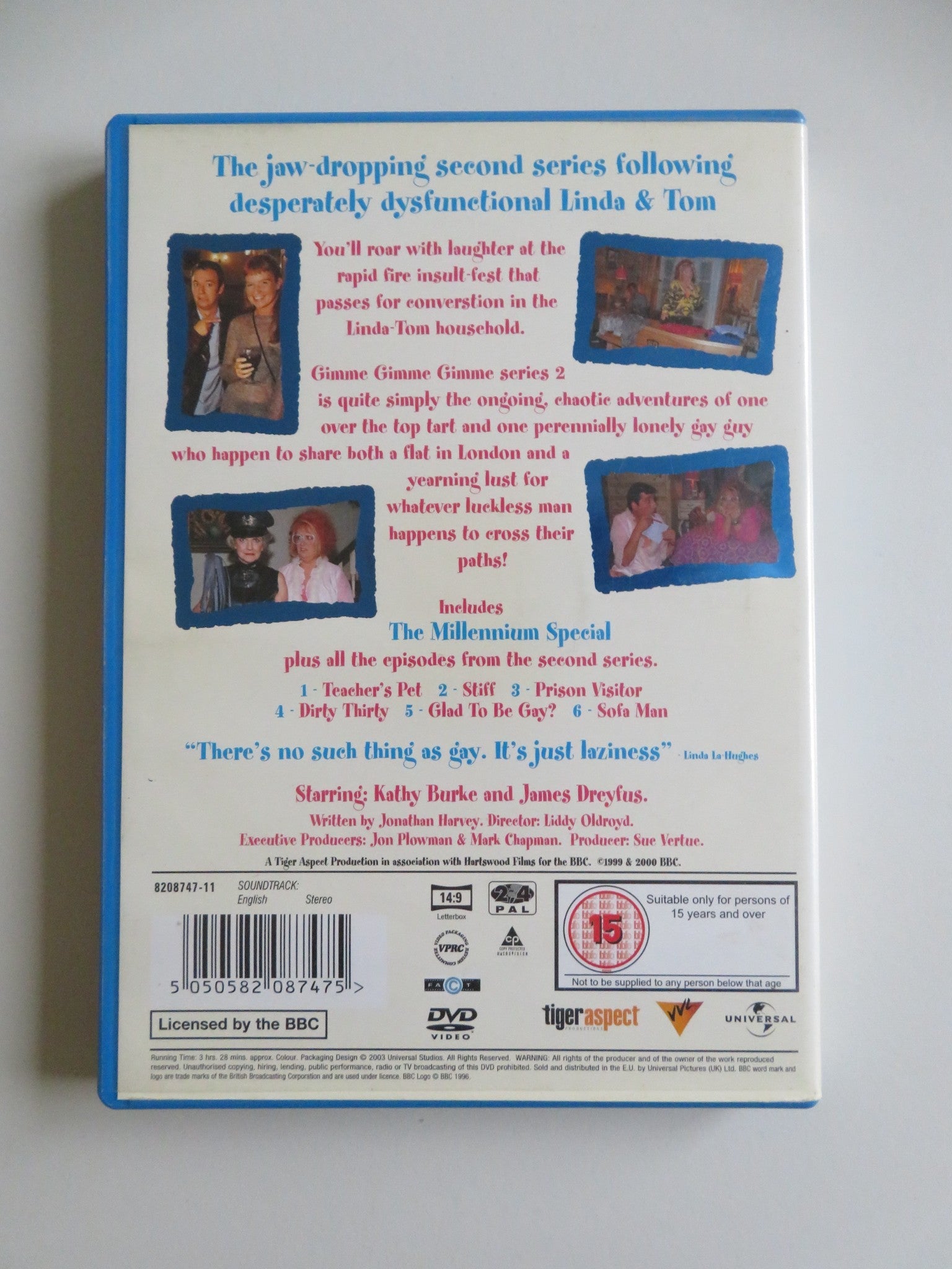 GIMMIE, GIMMIE, GIMMIE - THE COMPLETE SECOND SERIES (DVD) BURKE 2003 REGION 2, 4 Movie posters