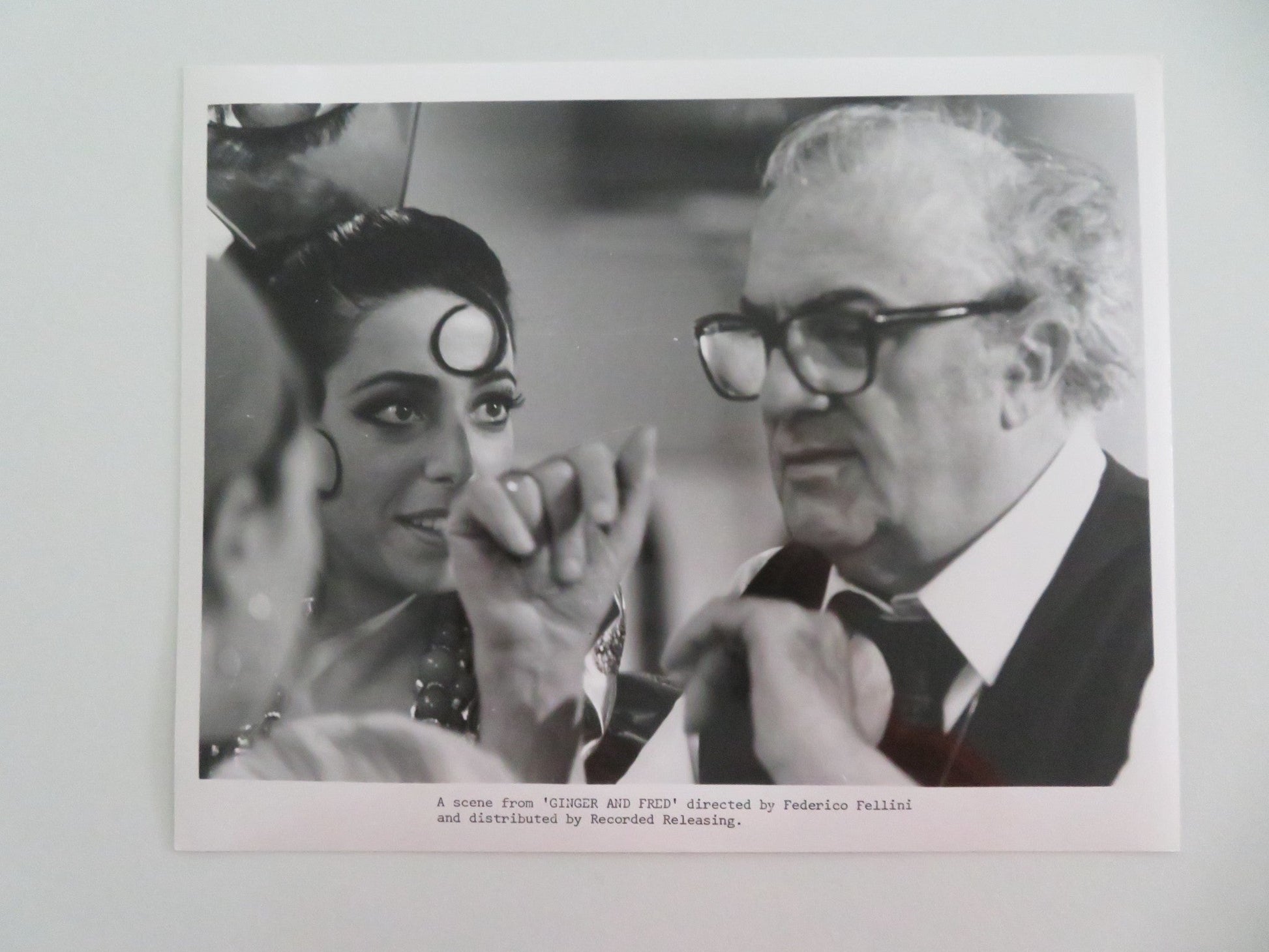 GINGER & FRED MOVIE STILL PHOTO LOT OF 9 MARCELLO MASTROIANNI G. MASINA 1986 - Rendezvous Cinema
