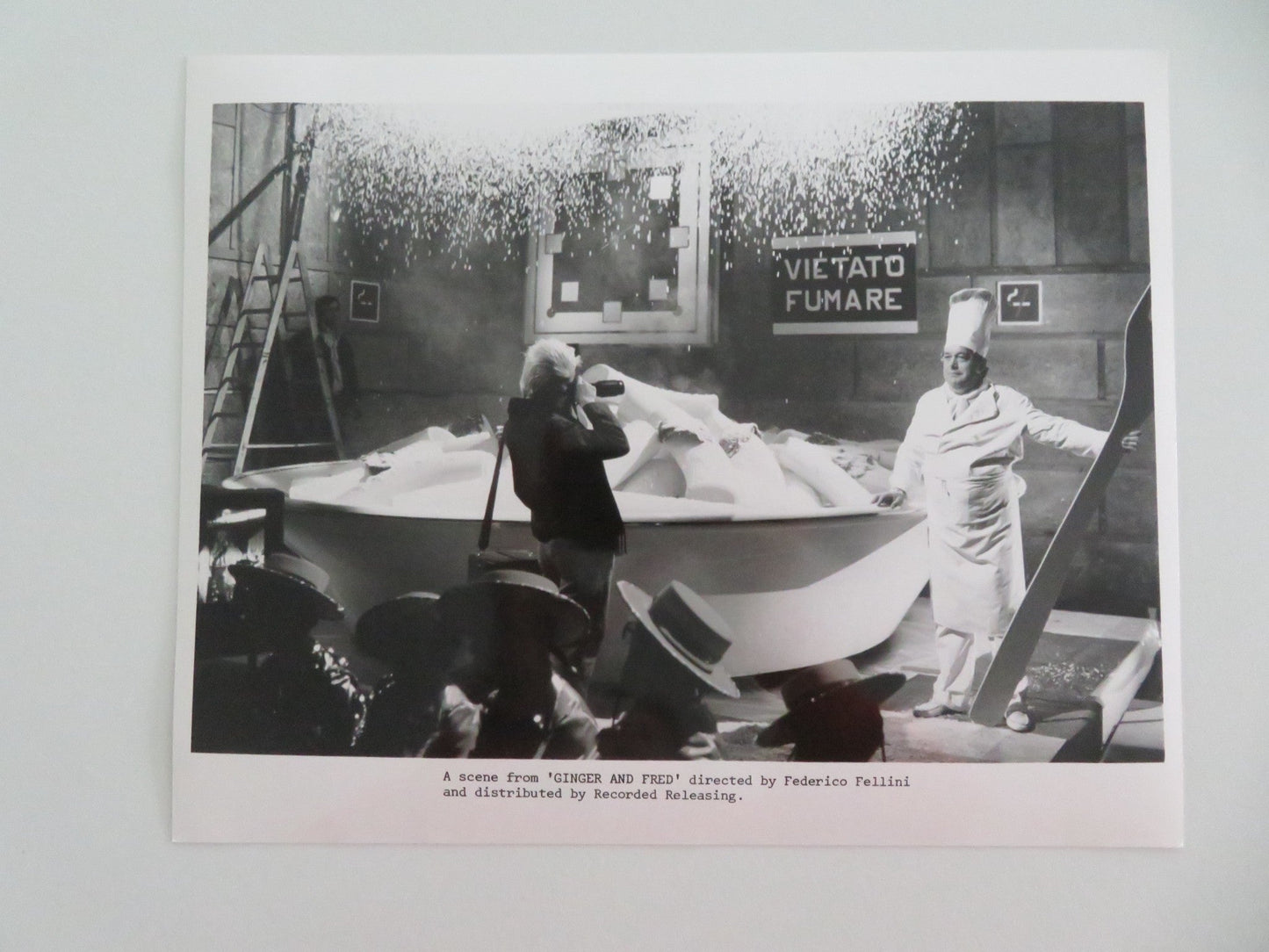 GINGER & FRED MOVIE STILL PHOTO LOT OF 9 MARCELLO MASTROIANNI G. MASINA 1986 - Rendezvous Cinema