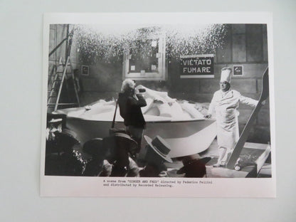 GINGER & FRED MOVIE STILL PHOTO LOT OF 9 MARCELLO MASTROIANNI G. MASINA 1986 - Rendezvous Cinema