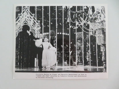 GINGER & FRED MOVIE STILL PHOTO LOT OF 9 MARCELLO MASTROIANNI G. MASINA 1986 - Rendezvous Cinema