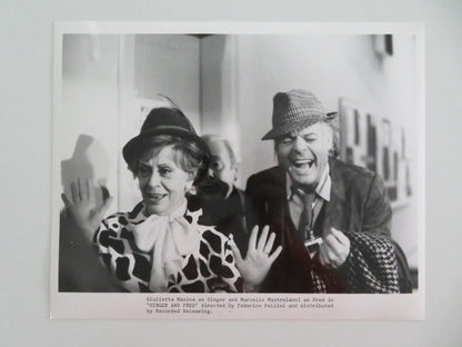 GINGER & FRED MOVIE STILL PHOTO LOT OF 9 MARCELLO MASTROIANNI G. MASINA 1986 - Rendezvous Cinema
