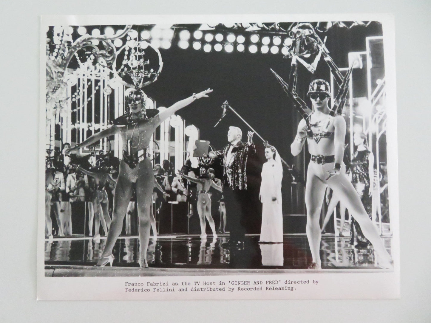 GINGER & FRED MOVIE STILL PHOTO LOT OF 9 MARCELLO MASTROIANNI G. MASINA 1986 - Rendezvous Cinema