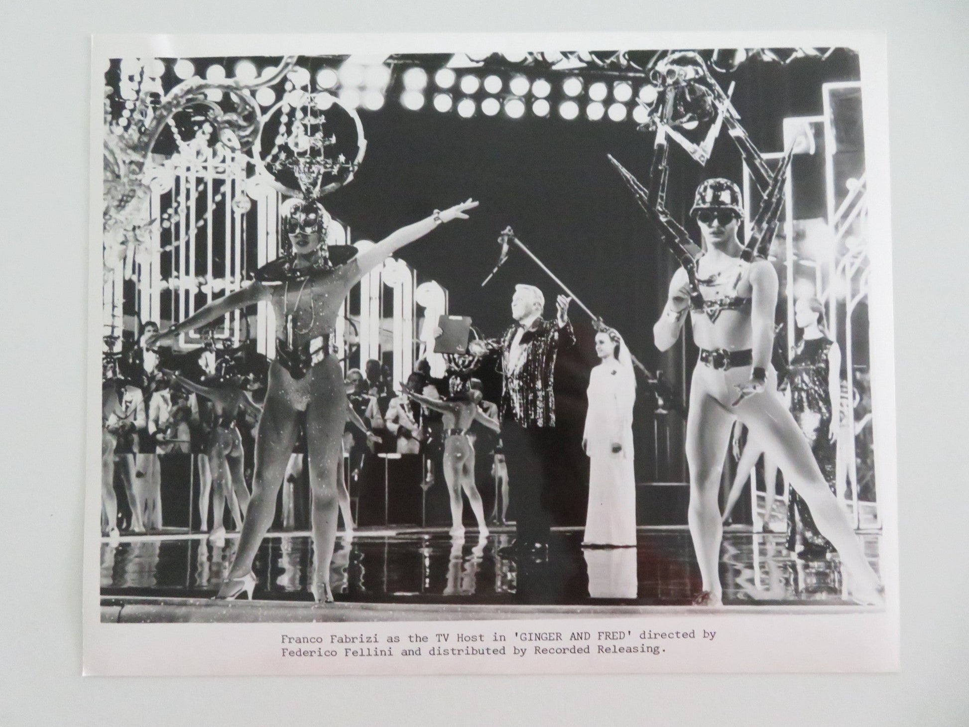 GINGER & FRED MOVIE STILL PHOTO LOT OF 9 MARCELLO MASTROIANNI G. MASINA 1986 - Rendezvous Cinema