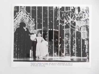 GINGER & FRED MOVIE STILL PHOTO MARCELLO MASTROIANNI GIULIETTA MASINA 1986 Movie posters