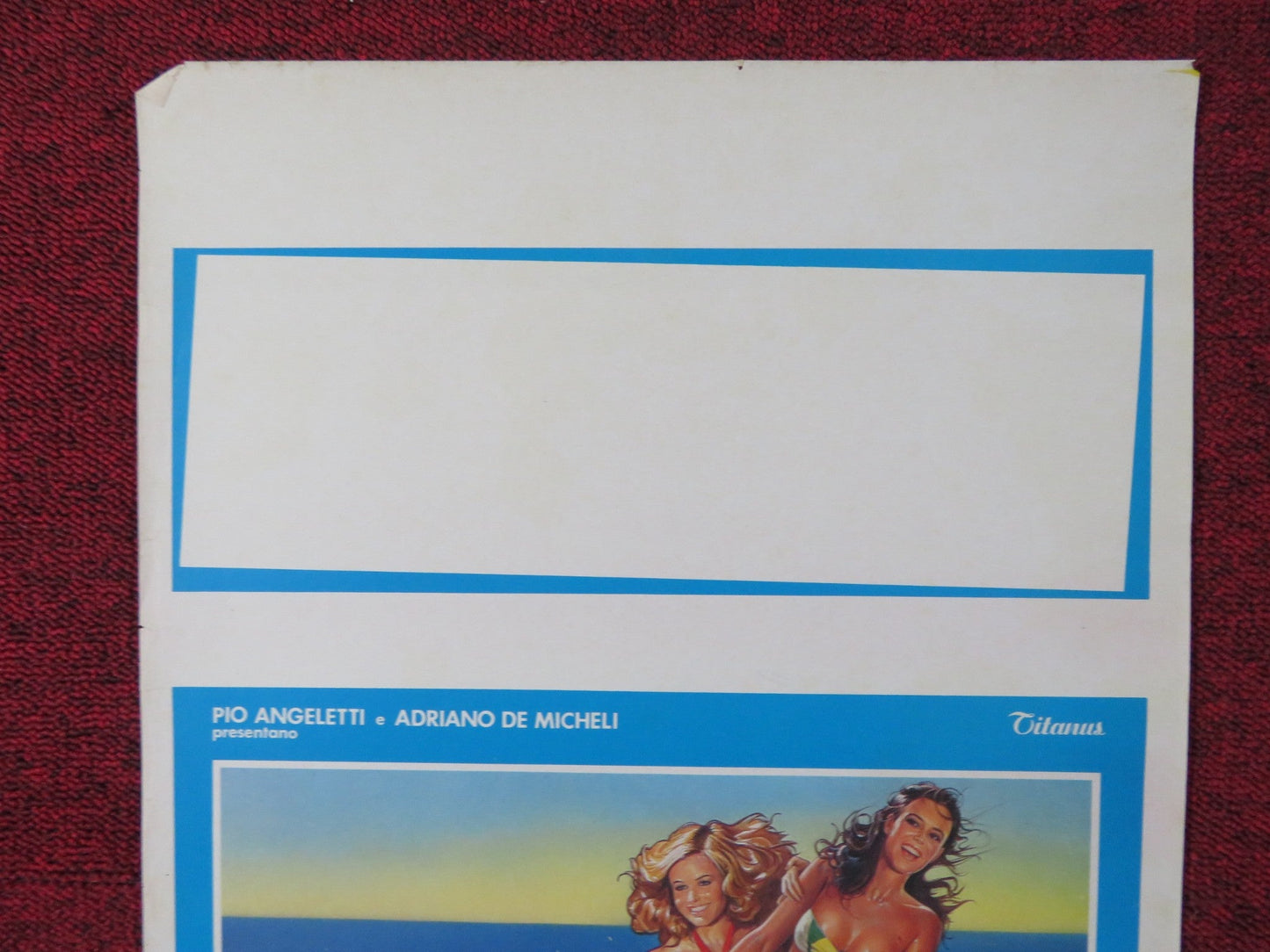 GIOCHI D'ESTATE ITALIAN LOCANDINA POSTER MASSIMO CIAVARRO NATASHA HOVEY 1984 Rendezvous Cinema Movie posters
