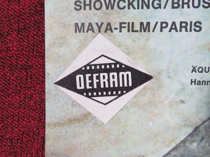 GISELLE GERMAN A1 POSTER FOLDED DANIEL VIGO NATHALIE VERNIER 1969 Rendezvous Cinema Movie posters