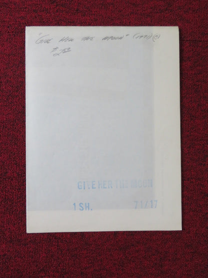 GIVE HER THE MOON FOLDED US ONE SHEET POSTER PHILIPPE NOIRET BERT CONVY 1970 Rendezvous Cinema Movie posters