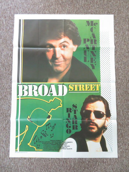 Give My Regards to Broad Street Italian 2 Foglio Poster Paul McCartney 1987 Movie posters