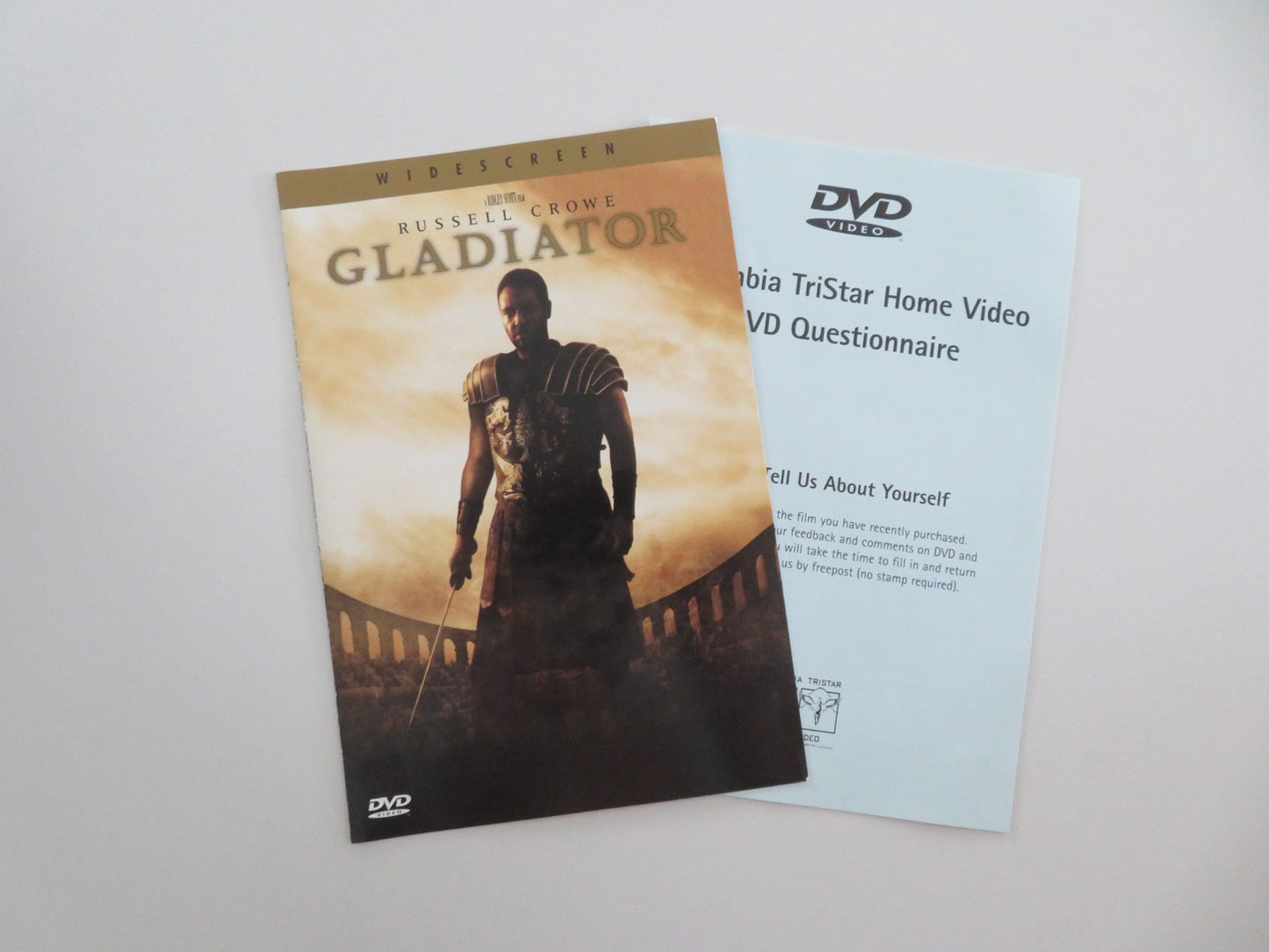 GLADIATOR - SPECTACULAR 2 DISC DVD (DVD) RUSSELL CROWE J. PHOENIX 2000 REGION 2 Movie posters