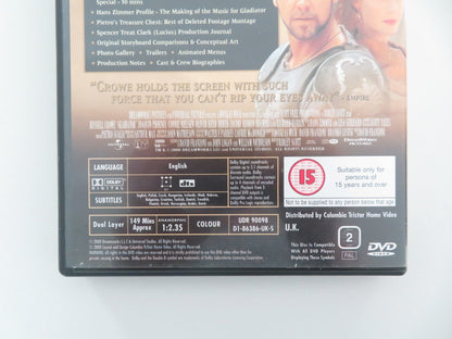 GLADIATOR - SPECTACULAR 2 DISC DVD (DVD) RUSSELL CROWE J. PHOENIX 2000 REGION 2 Movie posters