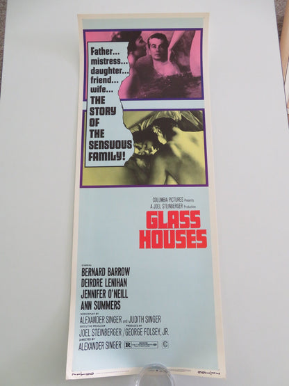 Glass Houses US Insert Poster Bernard Barrow Deirdre Lenihan 1971 Movie posters