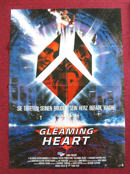 GLEAMING HEART GERMAN A1 POSTER FOLDED CHRISTIAN SLATER STEVEN BAUER 1989 Rendezvous Cinema Movie posters