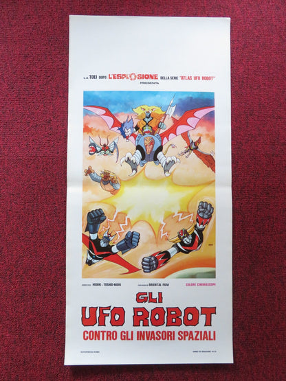 GLI UFO ROBOT CONTRO GLI INVASORI SPAZIALI ITALIAN LOCANDINA POSTER 1979 Rendezvous Cinema Movie posters