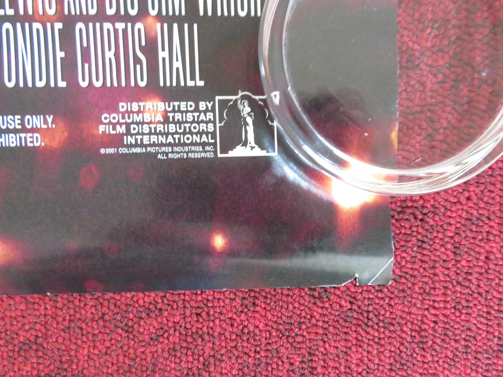 GLITTER US ONE SHEET ROLLED POSTER MARIAH CAREY MAX BEESLEY 2001 Rendezvous Cinema Movie posters